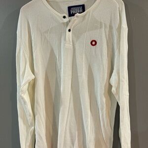 Phish Off-White Long Sleeve Henley Shirt phish